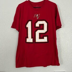 nike buccaneers #12 Tom Brady jersey tee